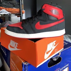 Air Jordan 1s AJKO Breds